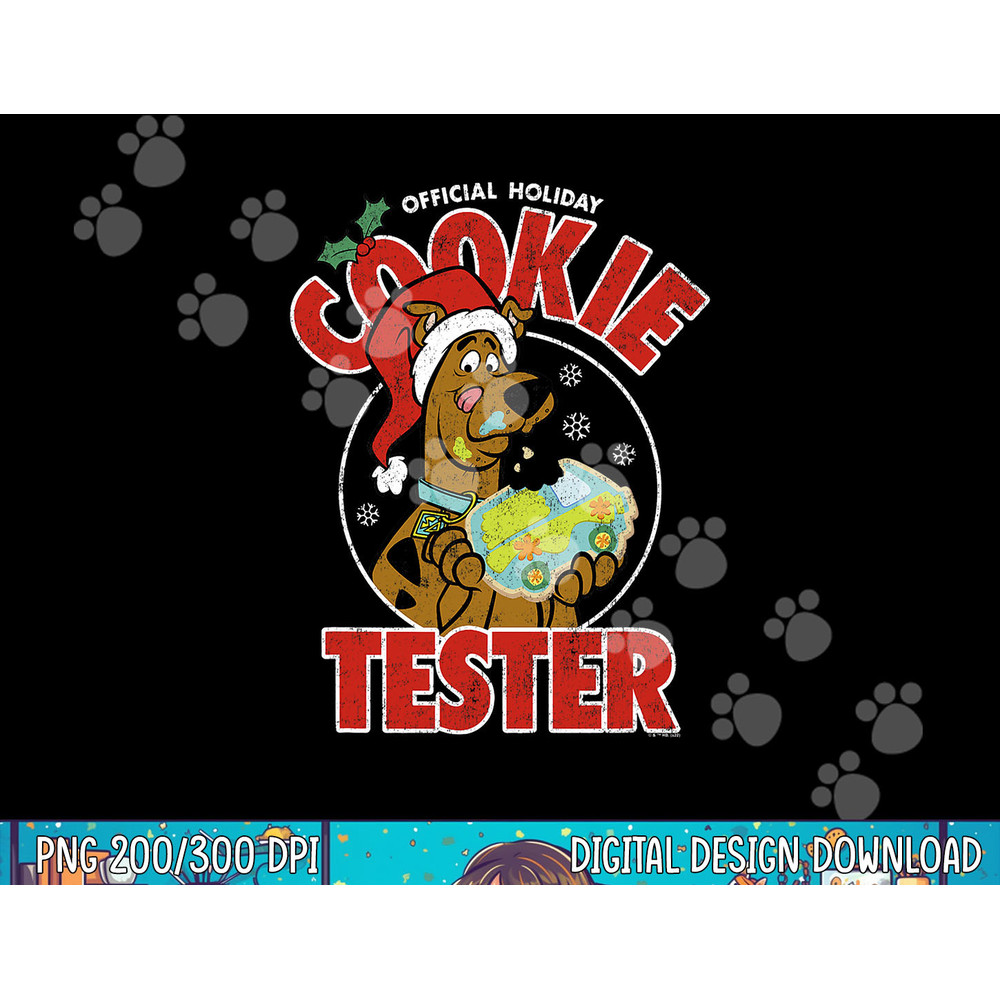 Scooby-Doo Christmas Cookie Tester png, sublimation.jpg