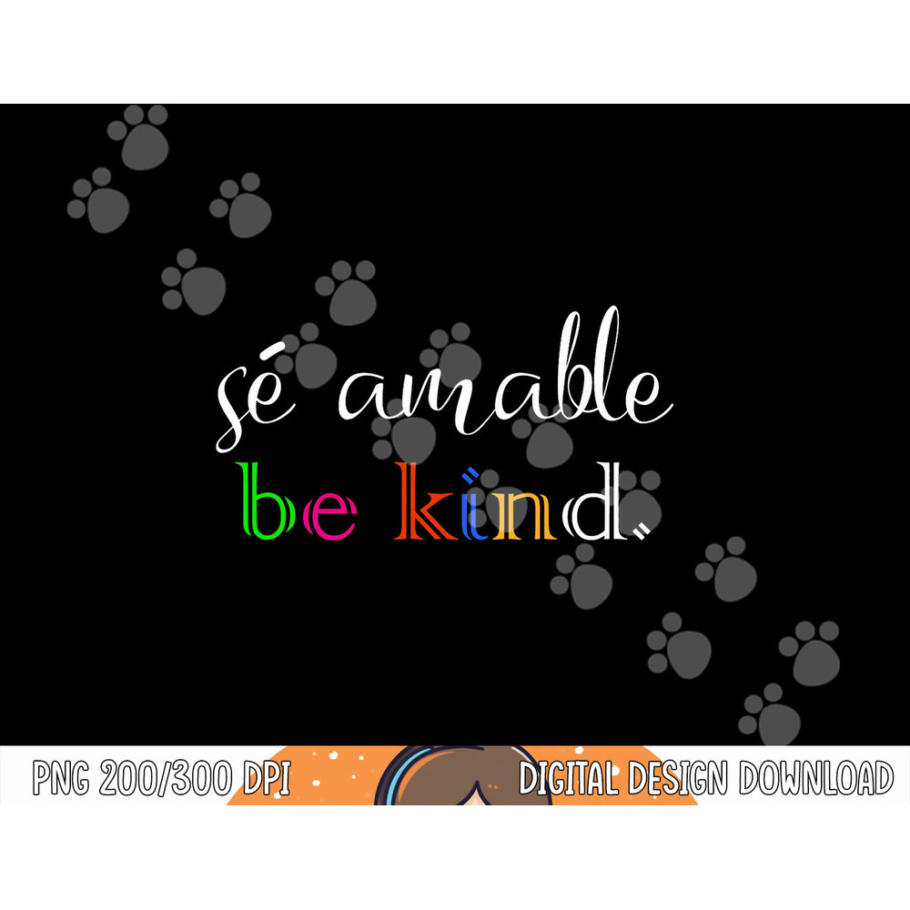 Se Amable Spanish Teacher Gift Be Kind png, sublimation copy.jpg