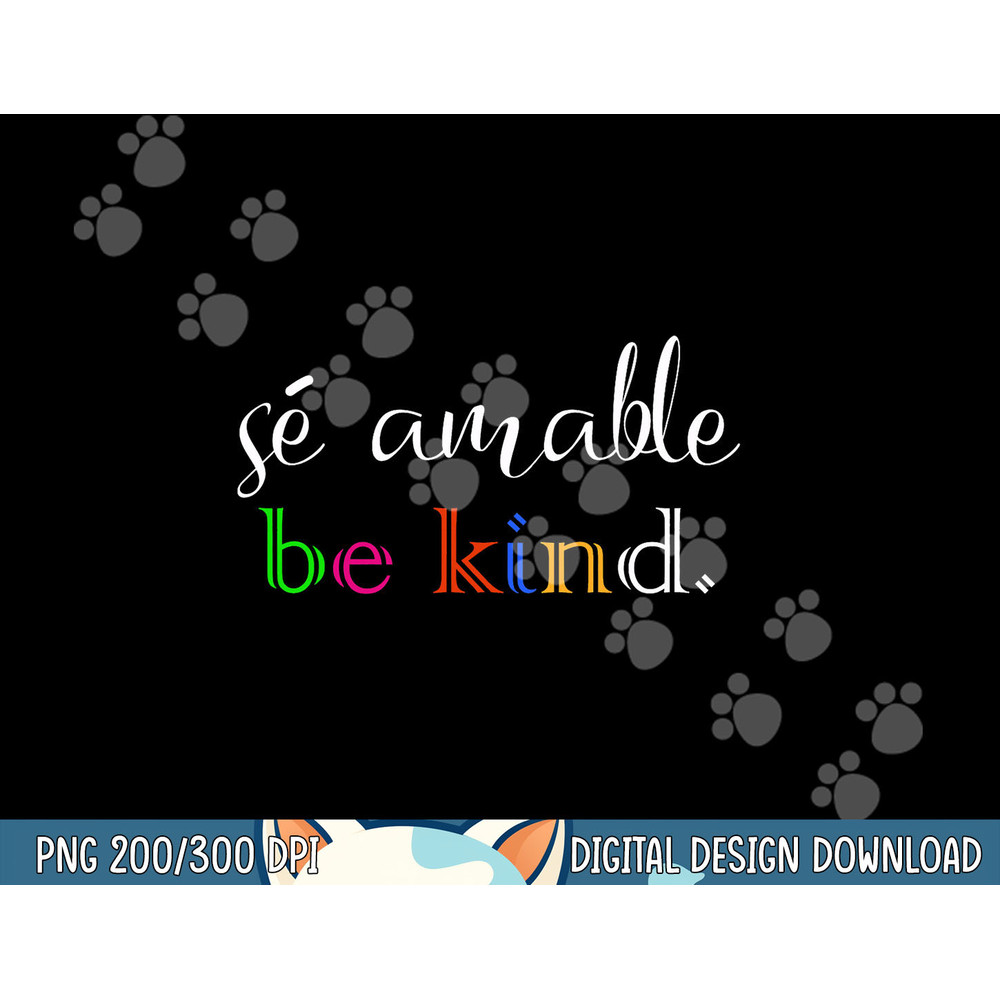 Se Amable Spanish Teacher Gift Be Kind png, sublimation copy.jpg