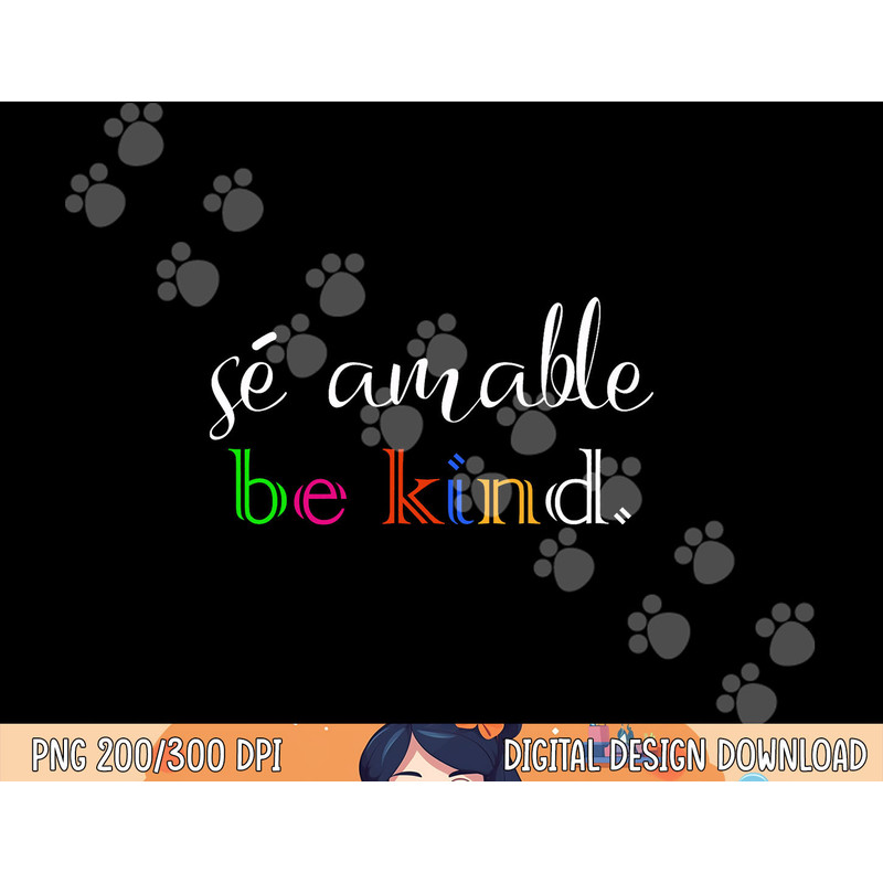Se Amable Spanish Teacher Gift Be Kind png, sublimation copy.jpg