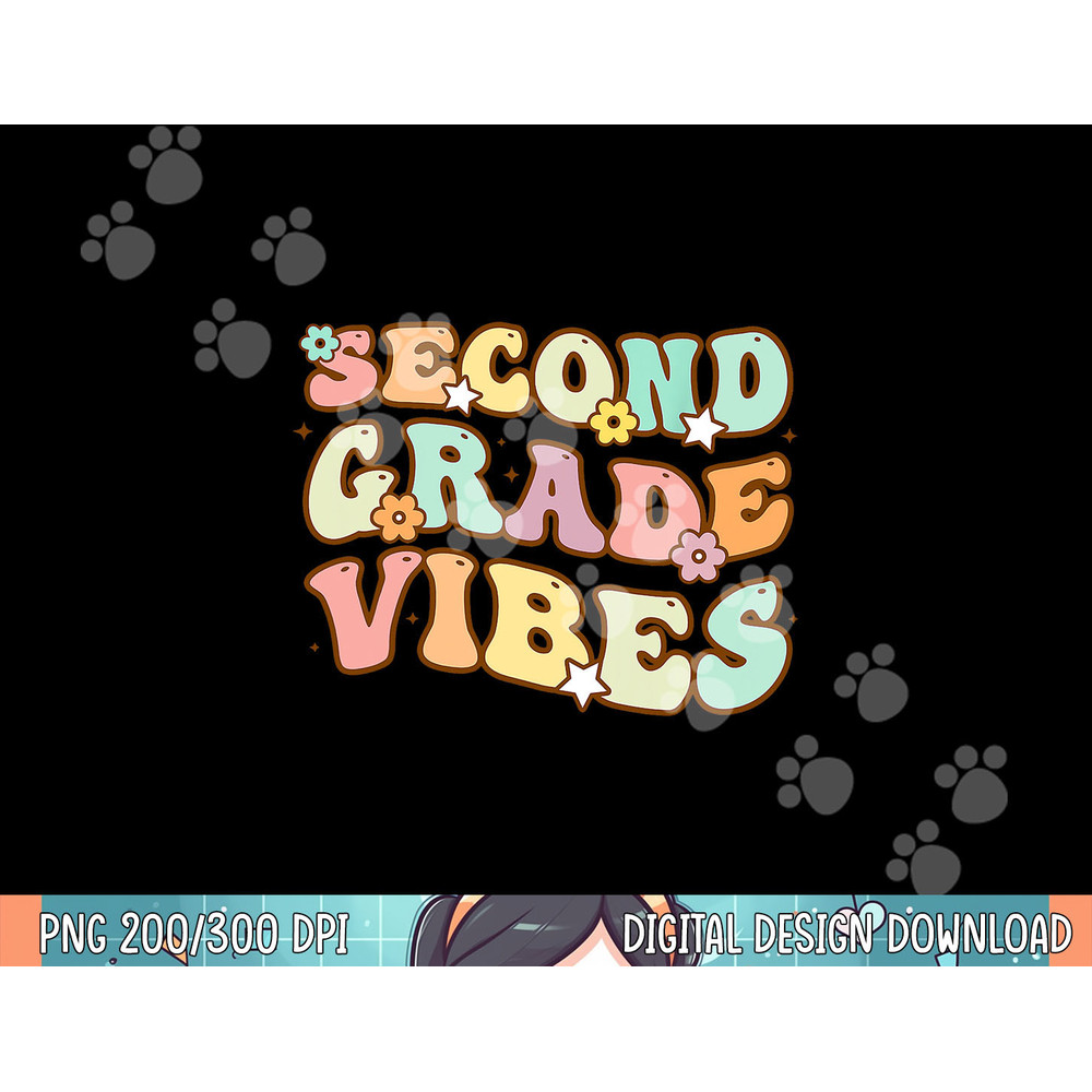 Second Grade Vibes Halloween Pajamas for Family Funny Teach png, sublimation.jpg