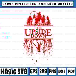 stranger things the upside down png, halloween gift, happy halloween sublimated printing/instant download/png printable