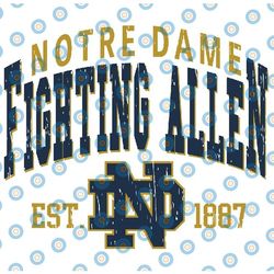 vintage 90's notre dame fighting ailen svg, notre dame svg, vintage style university of notre dame svg, png svg dxf ncaa