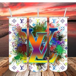 louis vuitton luxury brands tumbler sublimation design, brand logo svg, logo brand svg, fashion brand svg, png file