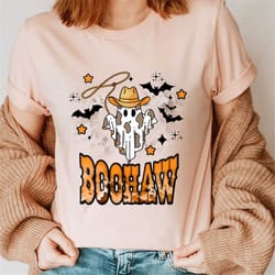 boohaw halloween t-shirt, funny halloween ghost boohaw shirt, halloween cowboy shirt, western ghosts shirt, cute spooky