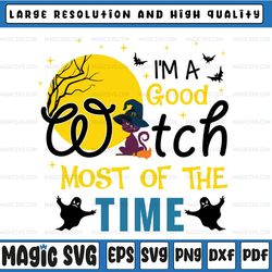 good witch svg - witch hat svg - witch svg - i'm a good witch svg - halloween svg  svg - halloween svg - svg eps dxf png