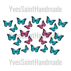 butterfly starbucks full wrap svg, trending svg, starbucks wrap svg, full wrap starbucks svg, starbucks cup svg, starbuc