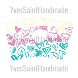 starbucks hearts full wrap svg, trending svg, starbucks wrap svg, full wrap starbucks svg, starbucks cup svg, starbucks