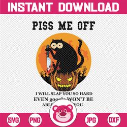 Piss Me Off I Will Slap You So Hard Png, Funny Cat Png, Cat Lover Png, Halloween Png, Love Png, google
