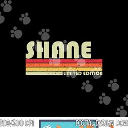 shane name personalized retro vintage 80s 90s birthday png, sublimation copy