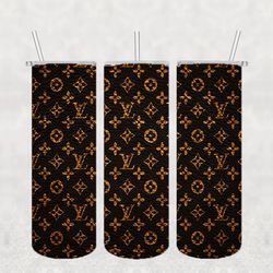 lv 20oz tumbler sublimation print, fashion luxury 20oz, brand tumblers png, fashion tumbler png, digital download