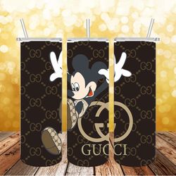 mickey minie gucci tumbler 20oz skinny png, gucci tumbler png, fashion 20oz skinny tumbler, digital download