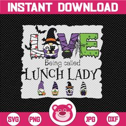 Love Being Called Lunch lady Teacher Png, Halloween Gift For Teacher, Halloween Teacher Appreciation Png, Halloween Vibe