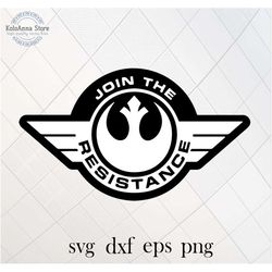 join the resistance svg, star svg, war svg, resistance svg, dark side svg, silhouette, svg files for cricut