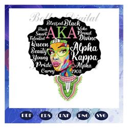 akaliving my blessed life svg, aka sorority gift, blessed life svg, aka svg, aka shirt, aka sorority, aka living svg, al