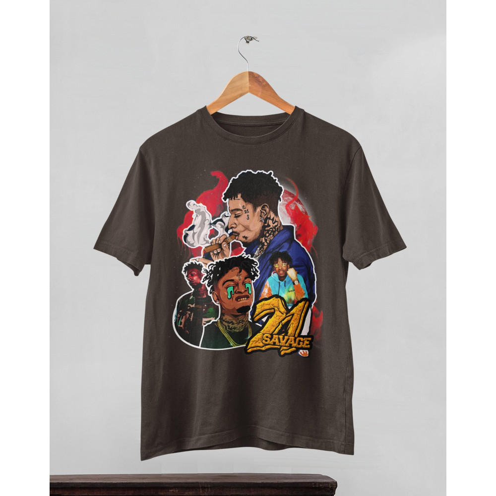 21 Savage graphic bootleg shirt, 21 Savage shirt, bootleg shirt, 21 Savage - 2.jpg