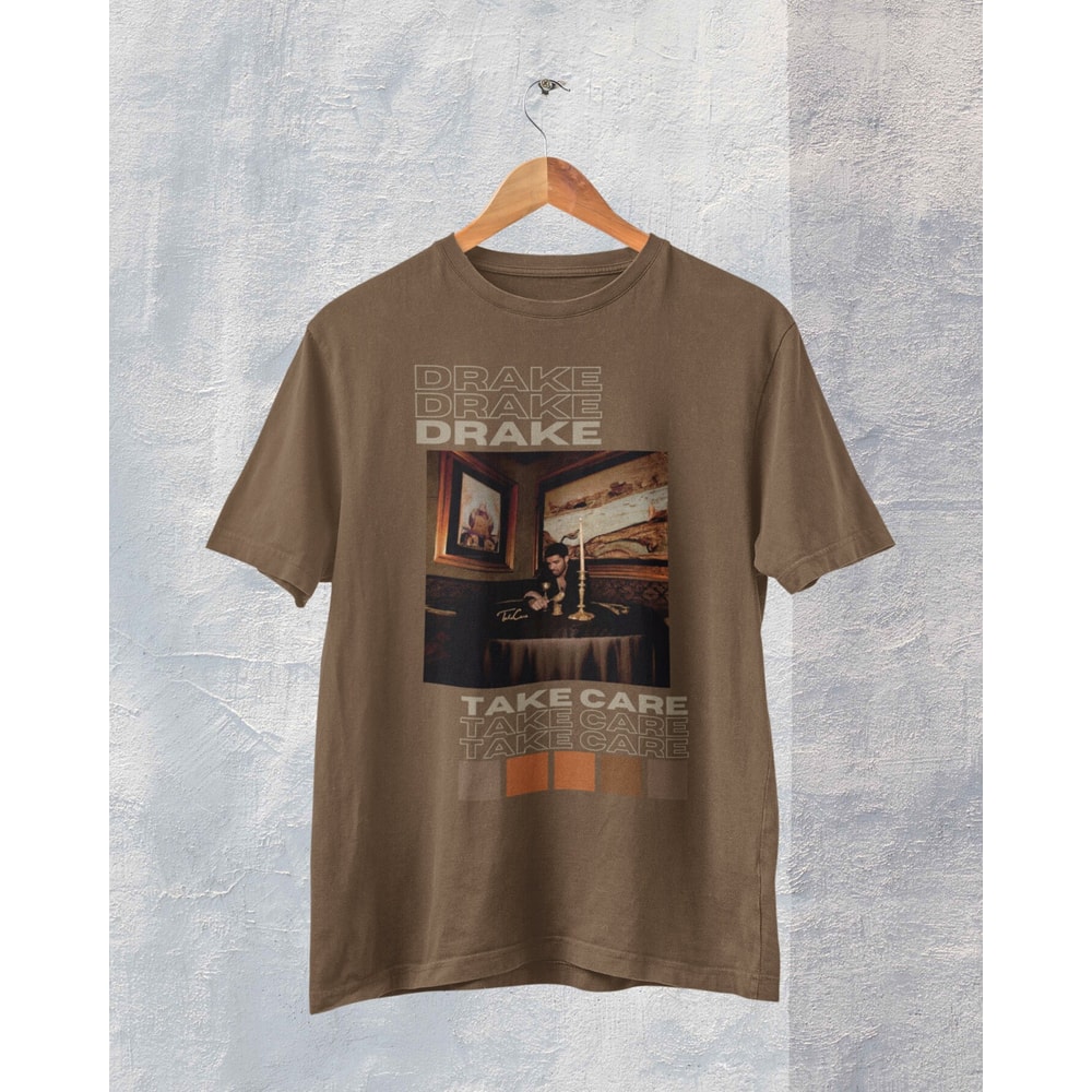 Drake shirt, Drake merch, Take care album cover shirt, Drake take care graphic shirt - 3.jpg