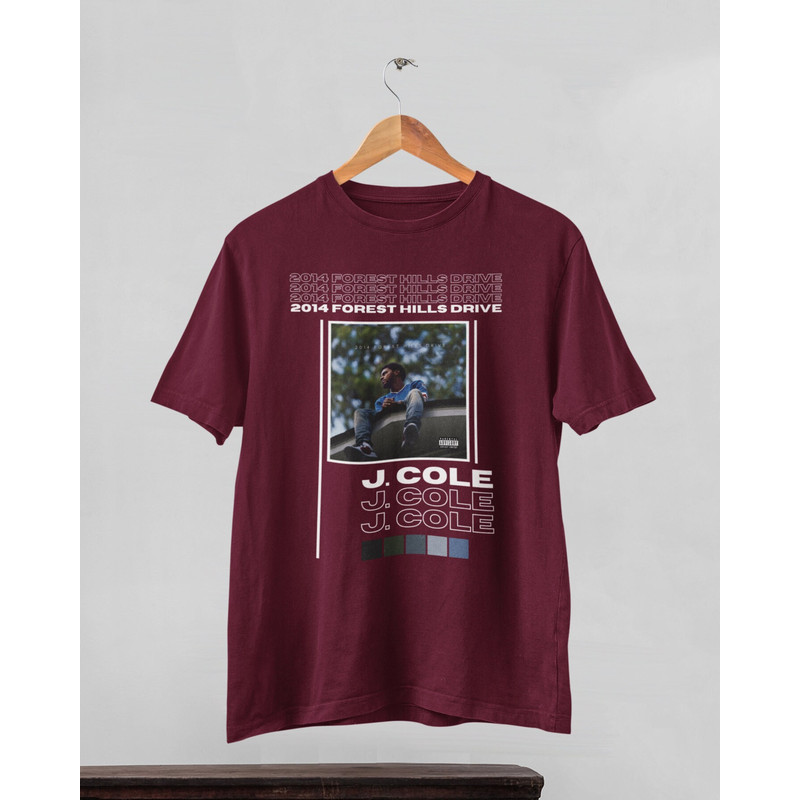 J Cole album cover shirt, 2014 forest hills drive album cover shirt, j cole shirt, j cole, 2014 forest hills drive - 6.jpg