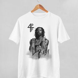 lil baby graphic tee, lil baby, 4pf tshirt, rapper graphic tee, vintage tee