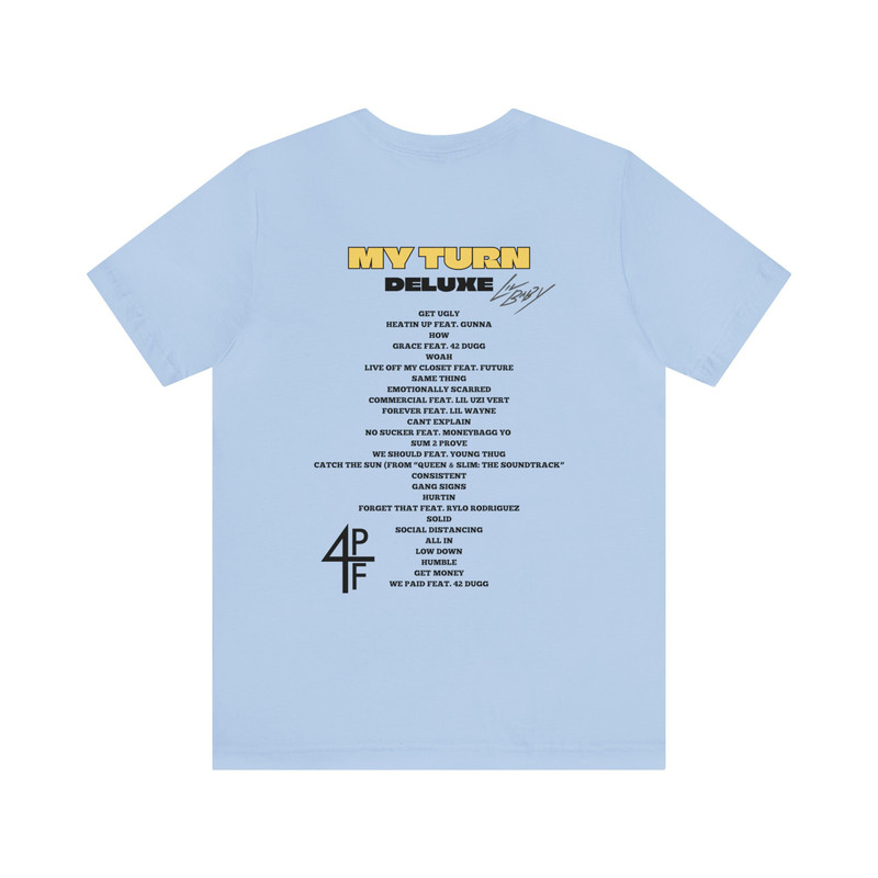 Lil Baby My Turn album cover tee, My Turn album tracklist shirt, Lil Baby graphic tee, graphic tee - 4.jpg