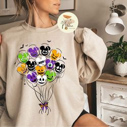 disney balloons halloween shirt, mickey halloween balloons shirt, jack skellington balloons shirt, disney not so scary,