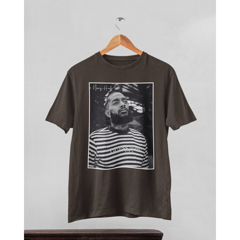 Nipsey Hussle graphic shirt, Nipsey hussle shirt, black and white nipsey hussle shirt, nipsey hussle - 4.jpg