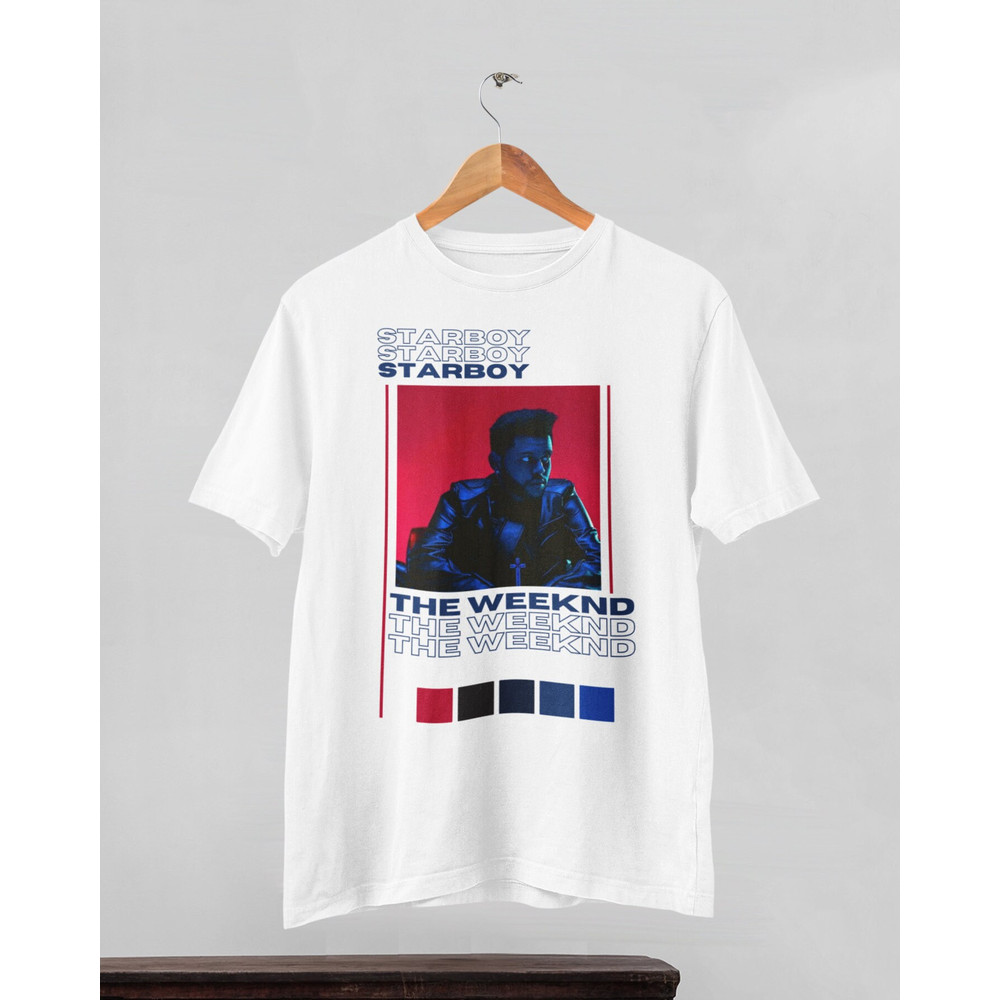 The Weeknd vintage shirt, Starboy album shirt, The Weeknd graphic shirt - 1.jpg