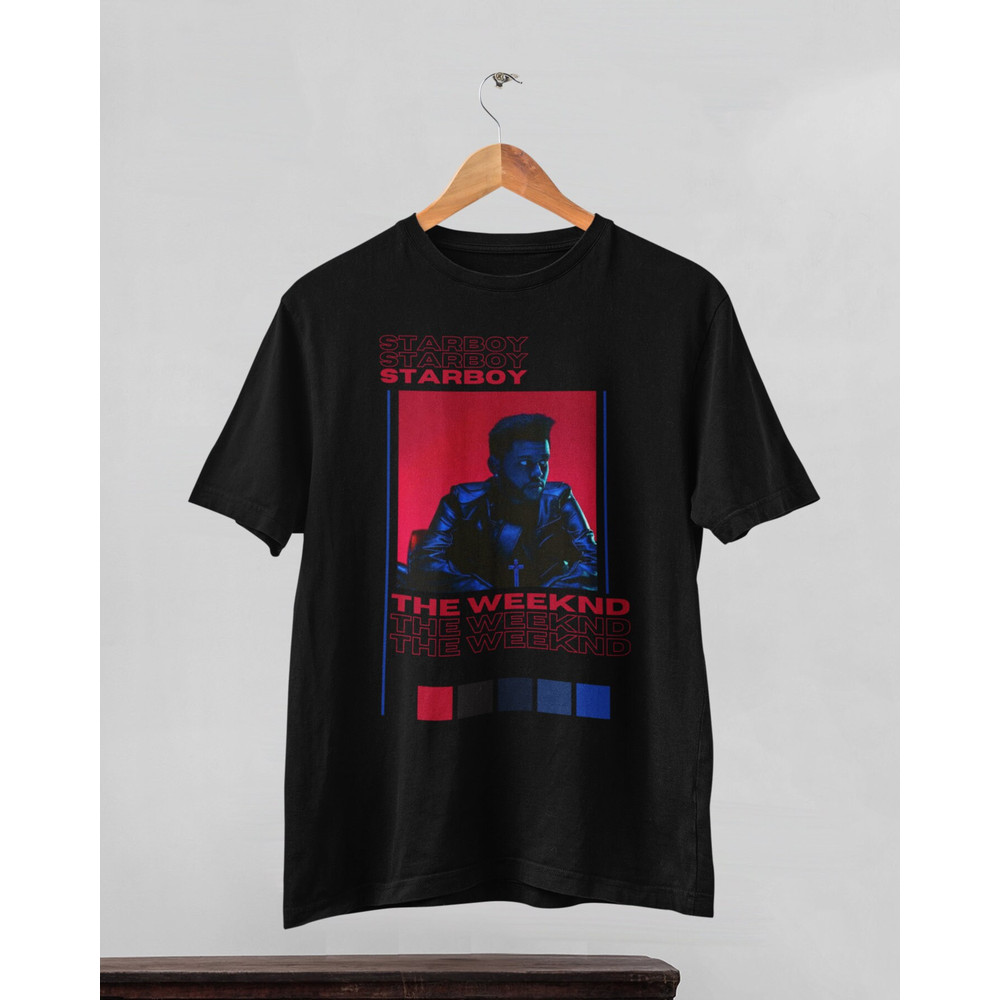 The Weeknd vintage shirt, Starboy album shirt, The Weeknd graphic shirt - 2.jpg