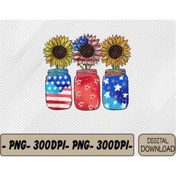 patriotic jar sunflower american flag funny 4th of july png, digital downloadnfused joe biden 4th of july funny png, dig