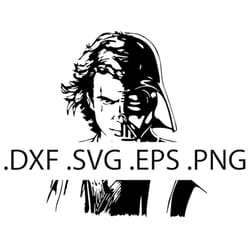 anakin skywalker darth vader collaboration - star wars - digital download, instant download, svg, dxf, eps & png files i