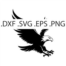 Bald Eagle - American Eagle - Digital Download, Instant Download, svg, dxf, eps & png files included!