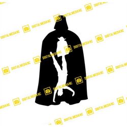 star wars, darth vader, luke skywalker, yoda, empire strikes back | svg png | silhouette cricut cutting ready instant do
