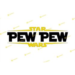star wars pew pew | svg png | silhouette cricut cutting ready instant download