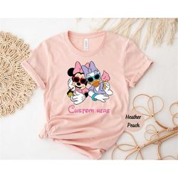 minnie and daisy custom shirt, disney best friends glitter minnie and daisy shirts, matching disney trip shirt, disney 2