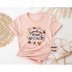 snacking around the world shirt, disney snacks shirt, disney family shirt, disney trip shirt,disney vacation shirt, disn