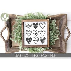 valentine hearts svg - hearts svg - valentine svg - kids valentines shirt svg - happy valentine's day - valentine sign -