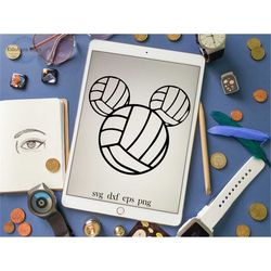 mouse svg, volleyball svg, volleyball ball svg, mouse ball svg, vector, cut file, silhouette, svg files for cricut