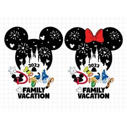 Bundle Family Vacation Svg, Magic Caslte Trip, Family Trip Svg, Vacay Mode Svg, Magical Kingdom Svg, Svg, Png Files For