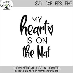 wrestling svg - heart on the mat svg - wrestler svg - wrestling team svg - wrestling mom svg - wrestling shirt svg - wre