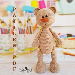 Cute Teddy Bear amigurumi crochet pattern