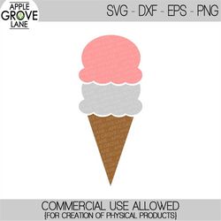 ice cream cone svg - ice cream svg - birthday svg - summer svg - ice cream clip art - ice cream vector - dessert svg - s