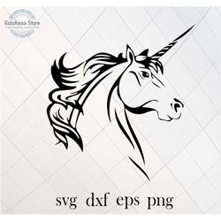 unicorn svg, unicorn birthday, unicorn cut file, unicorn silhouette, unicorn head, unicorn horn, cut file, silhouette, s