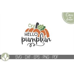 fall pumpkin svg - hello pumpkin svg - hello fall svg - pumpkin svg - halloween svg - pumpkin patch svg - fall svg - fal