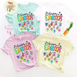 disney easter shirt, mickey and friends easter shirt, disney easter eggs, disney easter family matching shirts, disney h