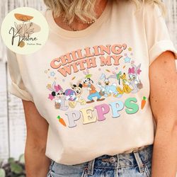 disney easter shirt, mickey easter shirt, disney bunny shirt, disney chilling with my peeps, disney happy easter, disney