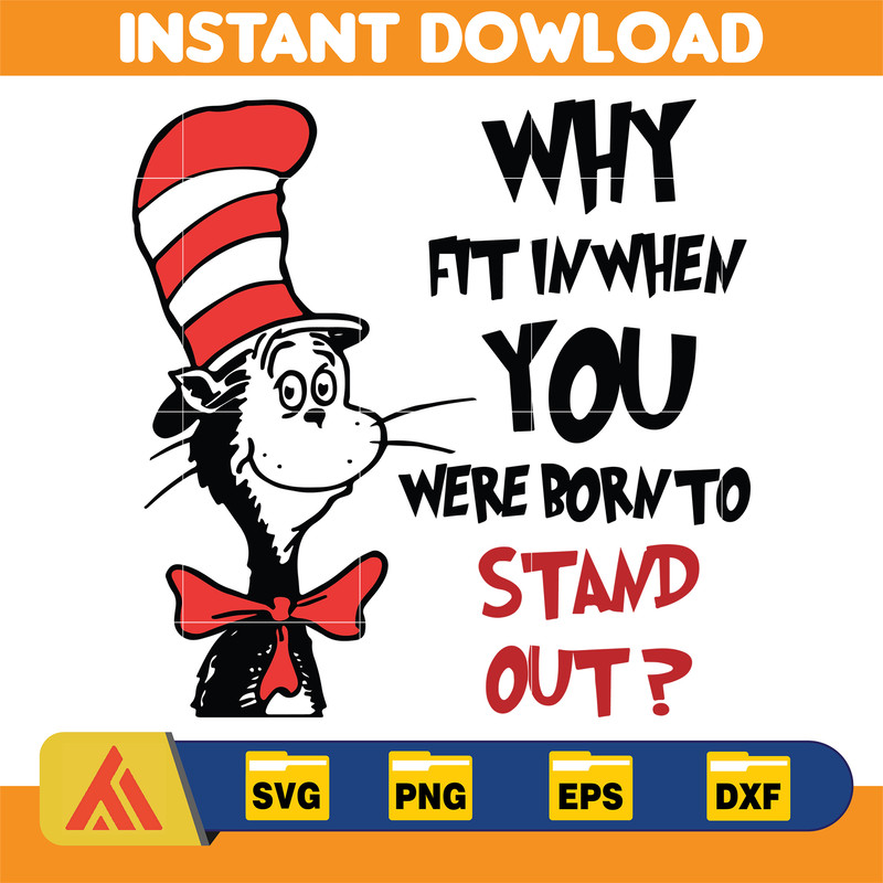 Dr Seuss Svg, Cat In The Hat SVG, Dr Seuss Hat SVG, Green Eggs And Ham Svg, Dr Seuss for Teachers Svg, Cricut, Thing Svg (16).jpg