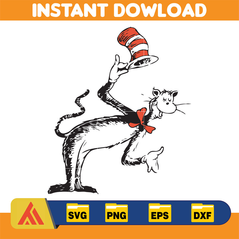 Dr Seuss Svg, Cat In The Hat SVG, Dr Seuss Hat SVG, Green Eggs And Ham Svg, Dr Seuss for Teachers Svg, Cricut, Thing Svg (17).jpg