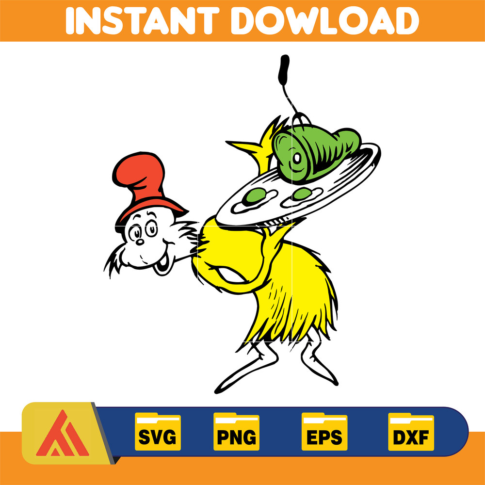 Dr Seuss Svg, Cat In The Hat SVG, Dr Seuss Hat SVG, Green Eggs And Ham Svg, Dr Seuss for Teachers Svg, Cricut, Thing Svg (22).jpg