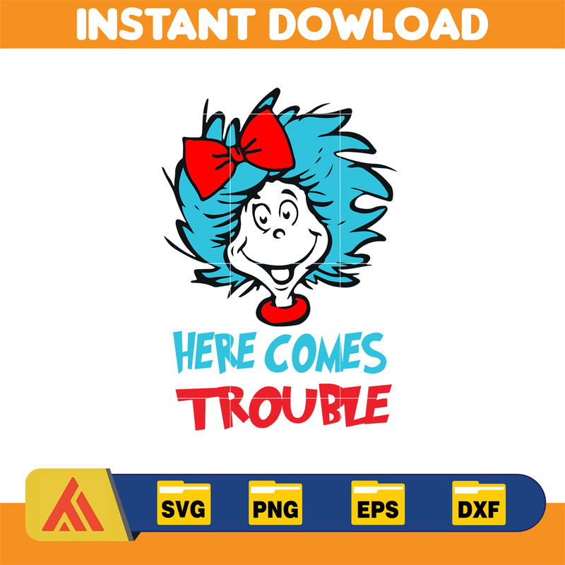 Dr Seuss Svg, Cat In The Hat SVG, Dr Seuss Hat SVG, Green Eggs And Ham Svg, Dr Seuss for Teachers Svg, Cricut, Thing Svg (9).jpg