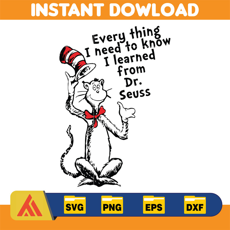 Dr Seuss Svg, Cat In The Hat SVG, Dr Seuss Hat SVG, Green Eggs And Ham Svg, Dr Seuss for Teachers Svg, Cricut, Thing Svg (105).jpg